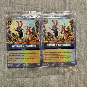 Lorcana Putting It All Together Disney Zootopia 2 Movie Promo Card Cinemark Set